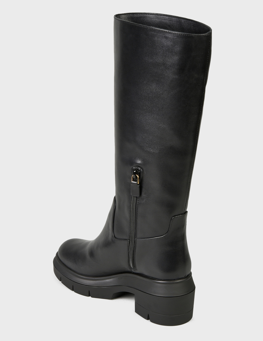 женские черные Сапоги Stuart Weitzman SW-AW21-NORAH-TALL-S6103-black - фото-2