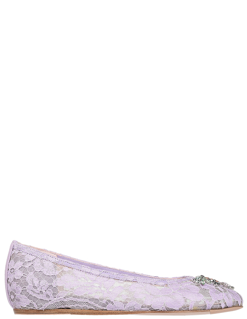 женские фиолетовые текстильные Балетки Le Silla 0290-purple - фото-5