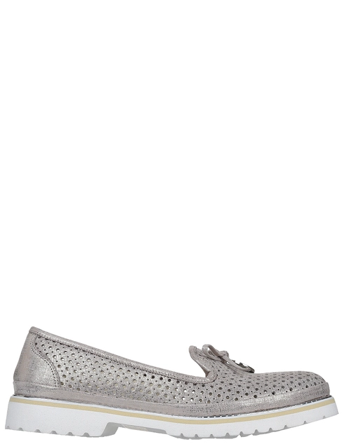 женские серые кожаные Туфли Lab Milano 20496-gray - фото-5