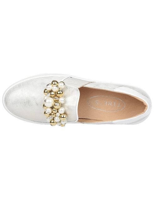 белые женские Слипоны Tine's 6760_beige 4340 грн