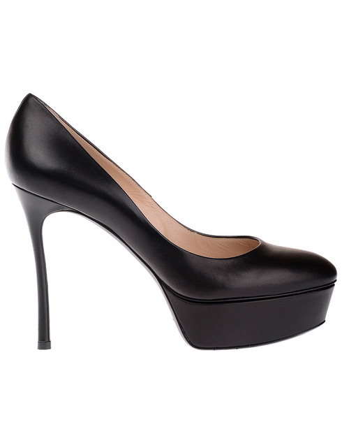 женские черные Туфли Casadei Т-232_black - фото-2