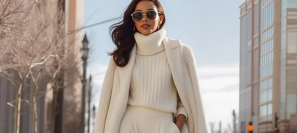 Как носить белое зимой и не бояться испачкаться