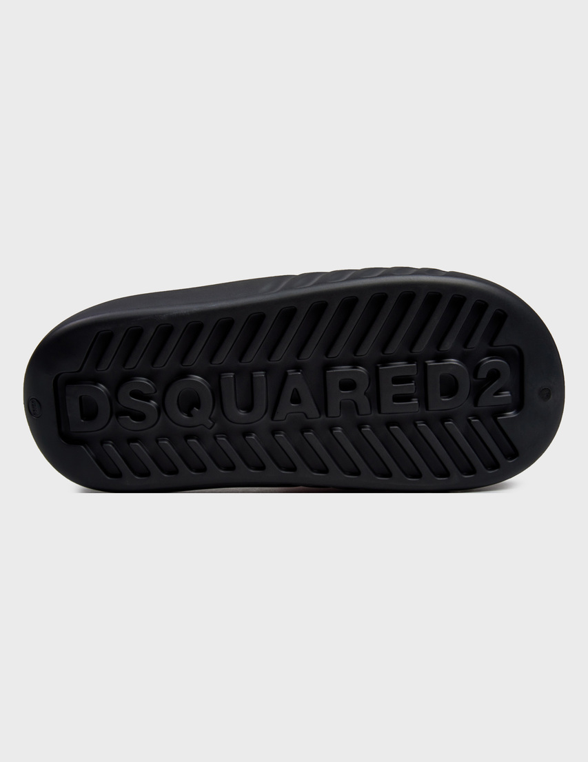 черные Шлепанцы Dsquared2 0025_black размер - 39-40