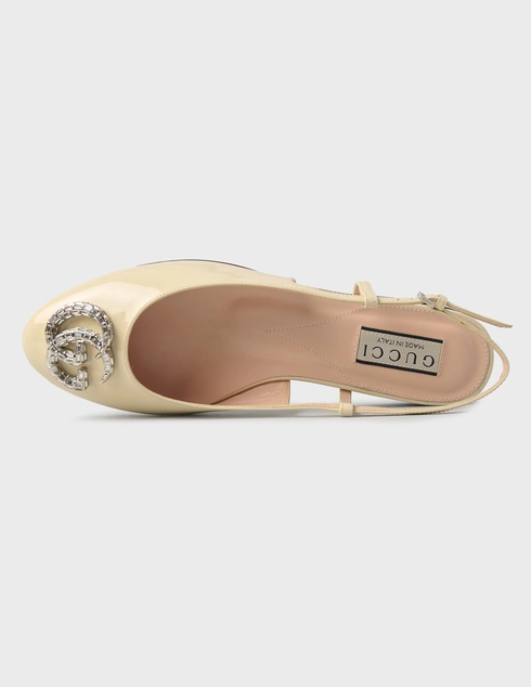 бежевые женские Босоножки Gucci GG2009BIEG_beige 43640 грн