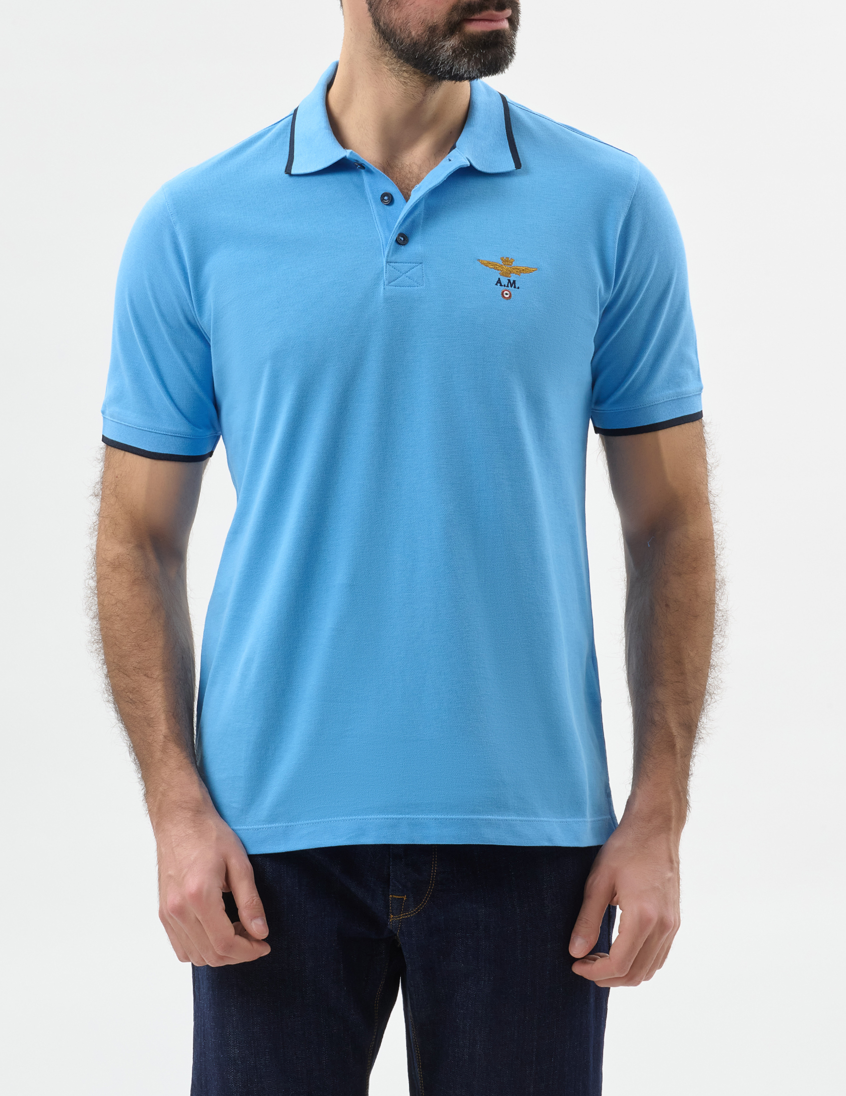 

Поло, Голубой