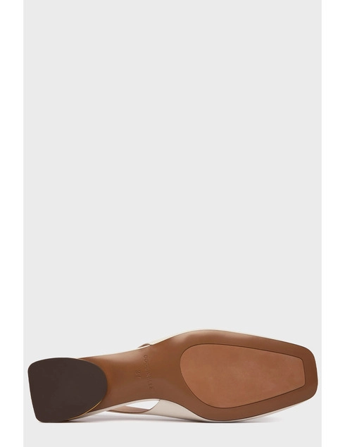 женские бежевые кожаные Босоножки Coccinelle COCCINELLE_1635 - фото-5