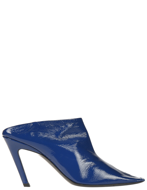 женские синие лакированные Мюли Balenciaga 468058-4307_blue - фото-5